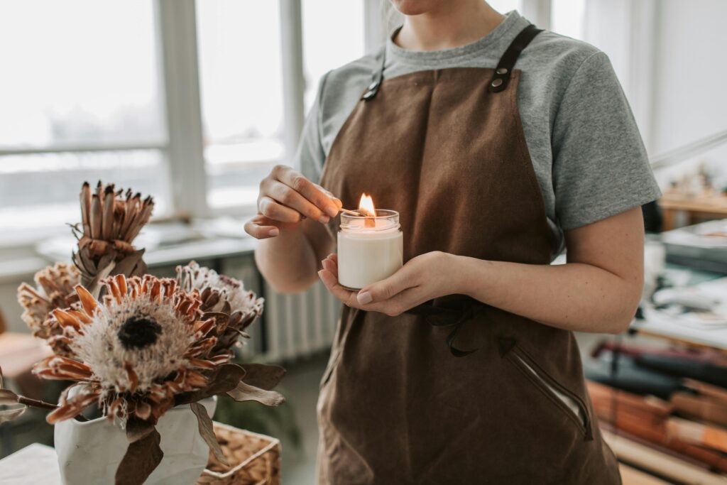 hacer velas aromaticas